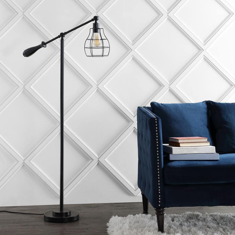 Brice Floor Lamp - FLL4061 - Black - Safavieh