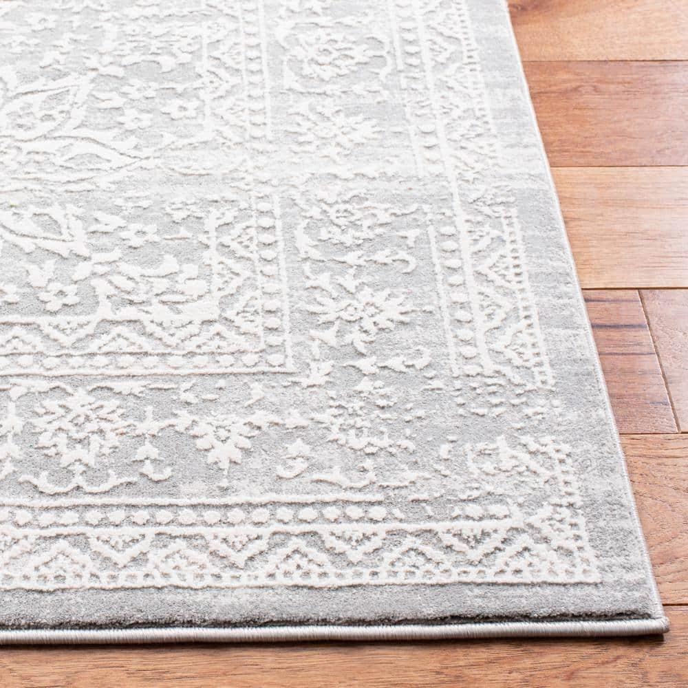 Princeton PRN712 Power Loomed Indoor Area Rug - Grey/Beige - 4'x6' - Safavieh.