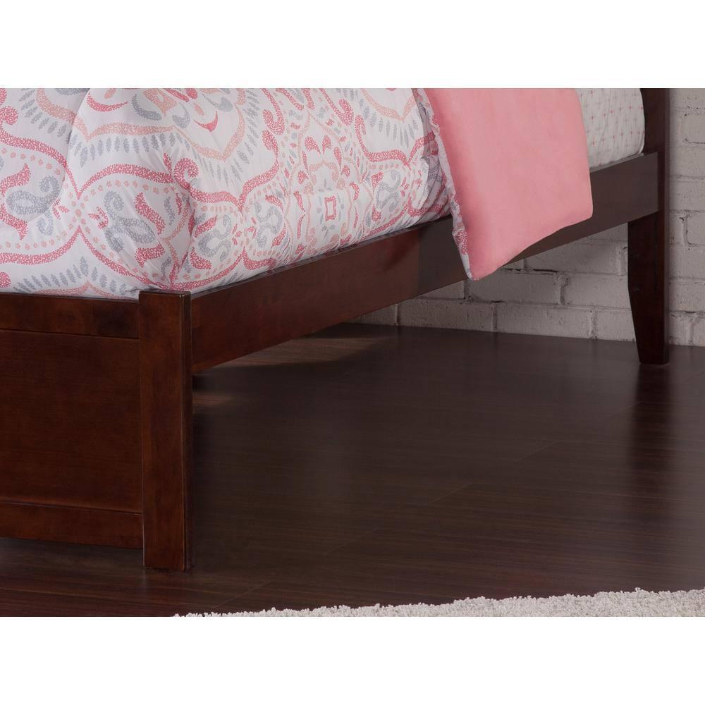 Full Newport Bed with Twin Urban Trundle, Bookcase Headboard, No Box Spring - AFI