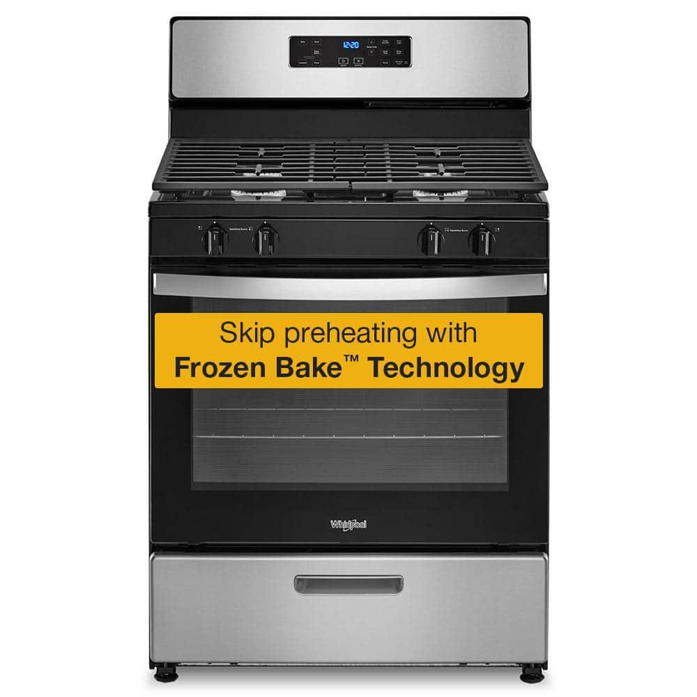 WHIRLPOOL WFG320M0MS 30" FREE STANDING GAS RANGE Stainless Steel