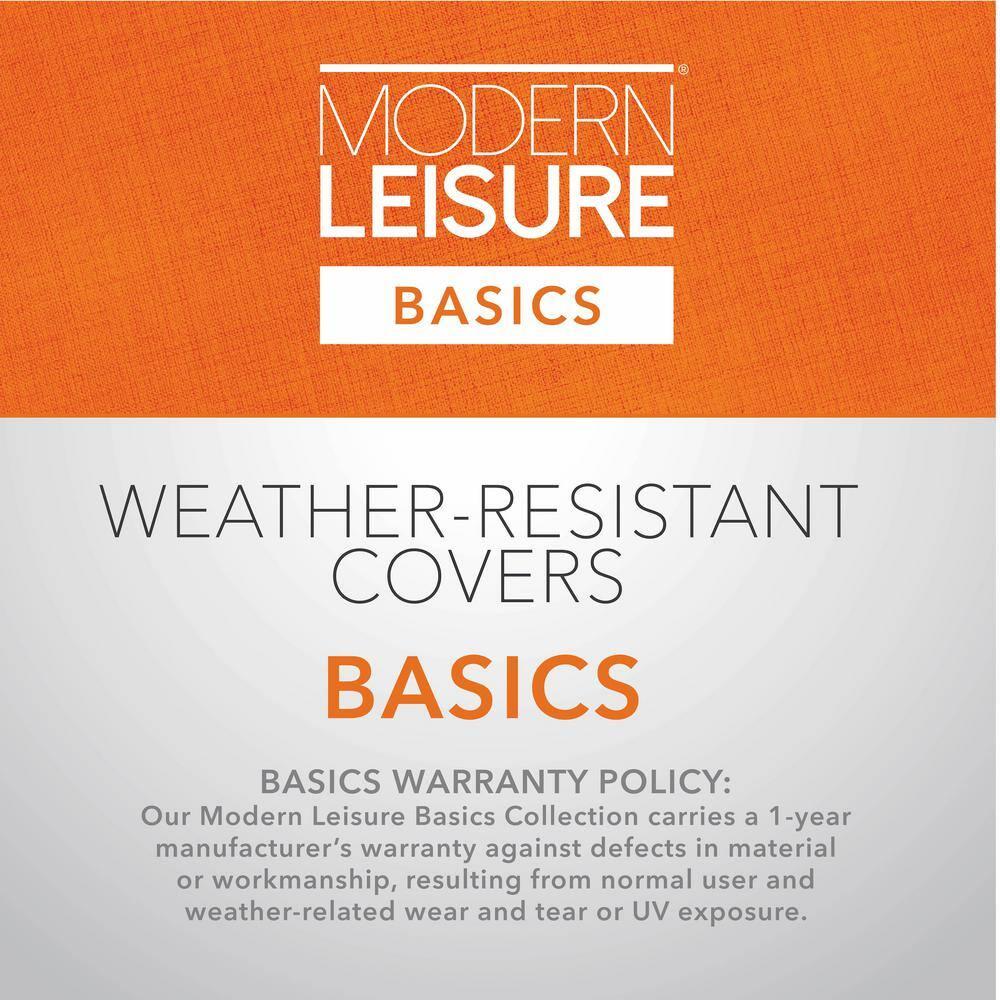 Modern Leisure Basics Outdoor Patio Chaise Lounge Cover (Set of 2)