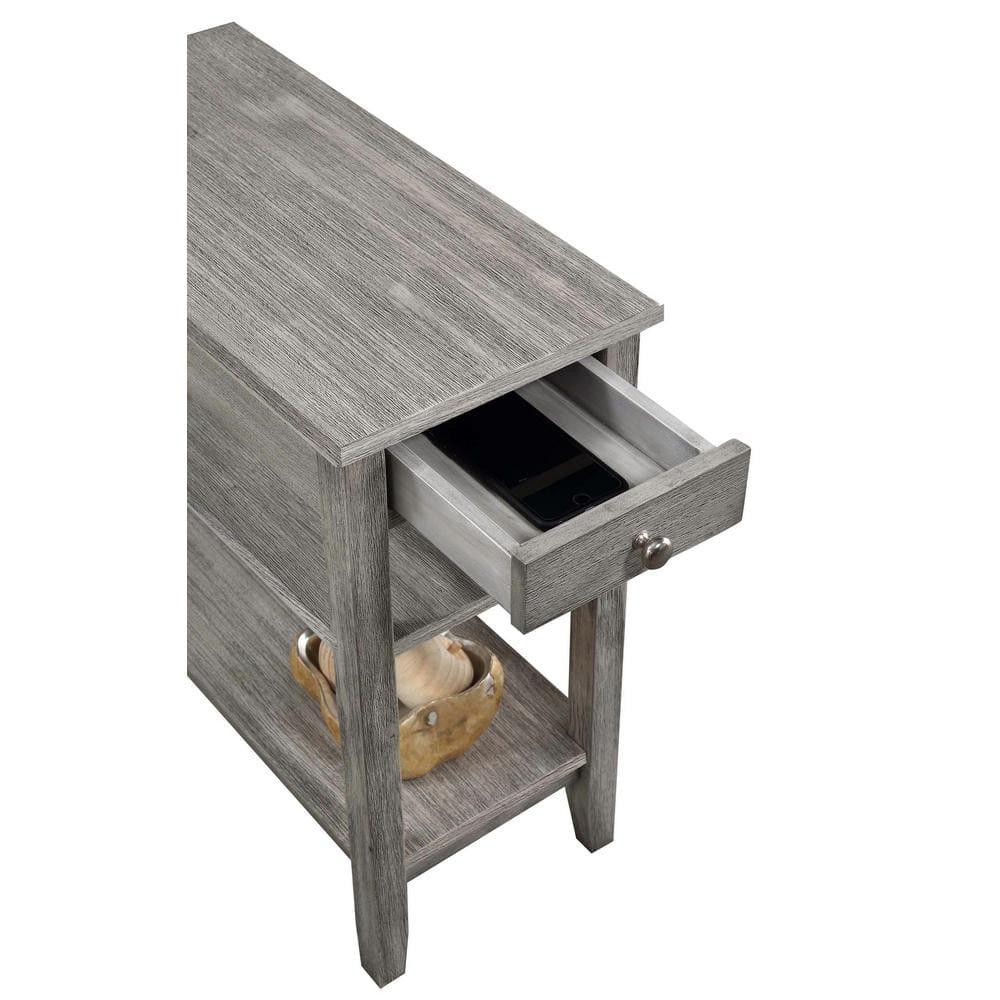 Convenience Concepts American Heritage Three Tier End Table with Drawer, Multiple Colors