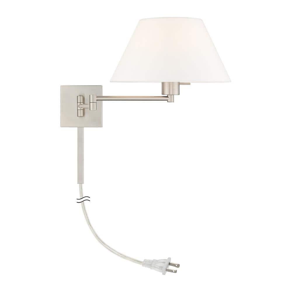 Livex Lighting 1 - Light Wall Light in  Brushed Nickel