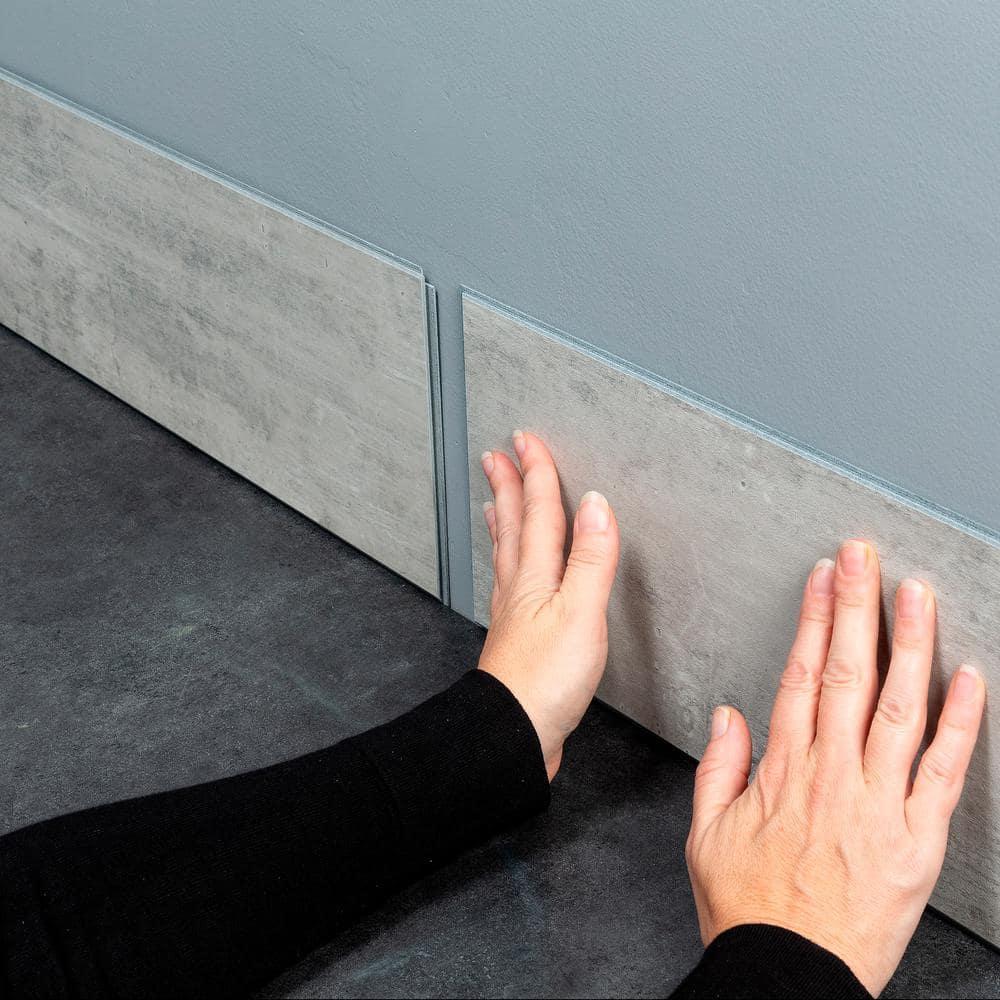 Palisade 22.8 in. x 7.31 in. Interlocking Vinyl Waterproof Wall/Backsplash Tiles