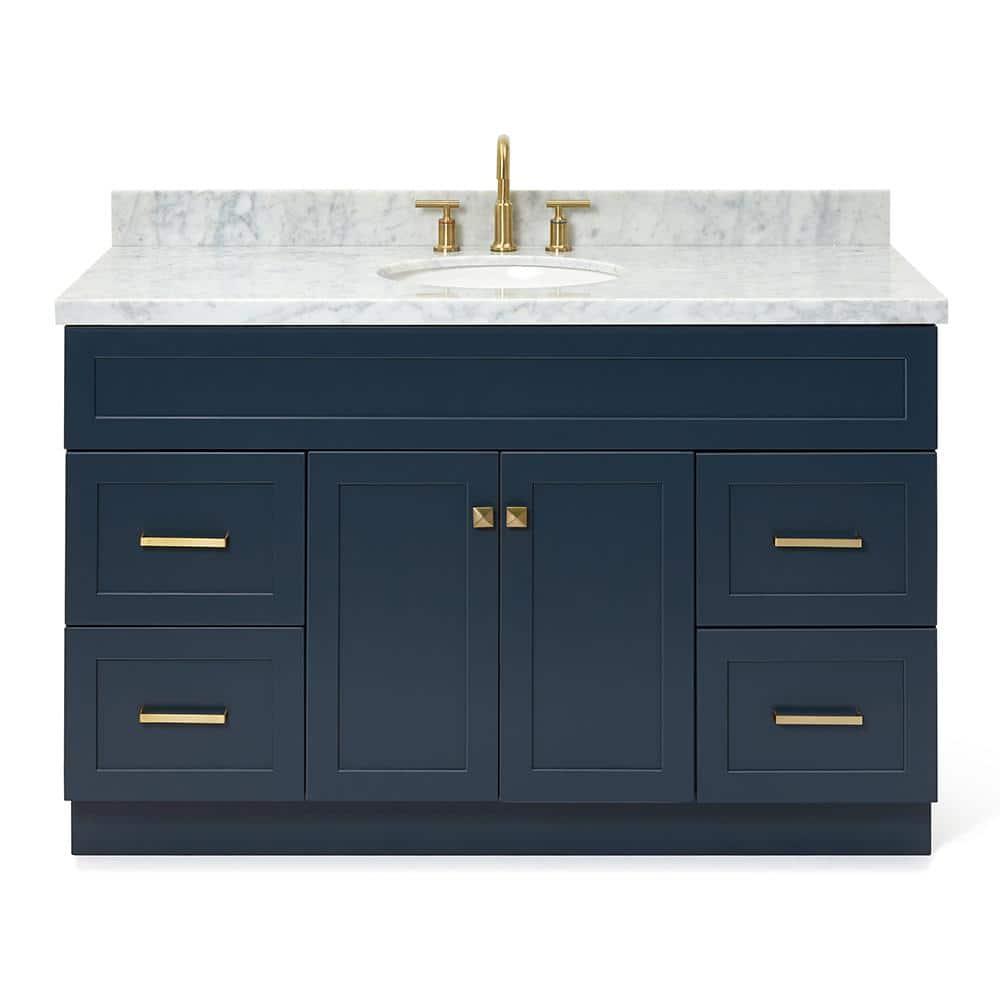 Ariel F055scwovo Hamlet 55" Free Standing Single Basin Vanity Set - Blue