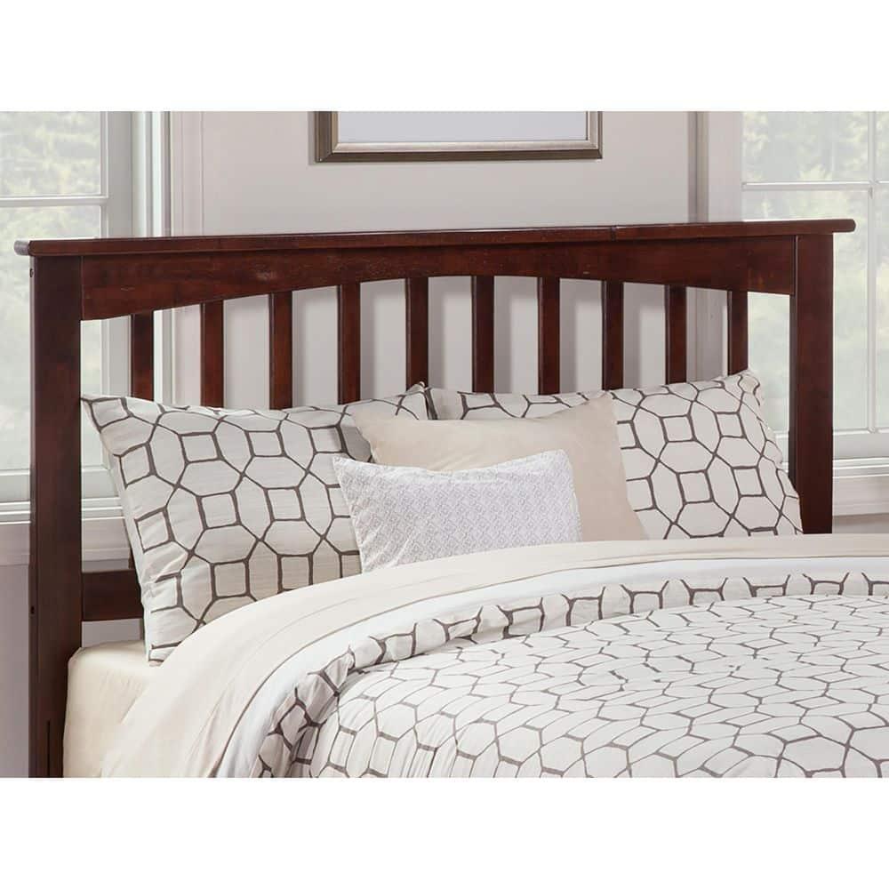 Mission Low Profile Solid Wood Platform Bed with Matching Footboard