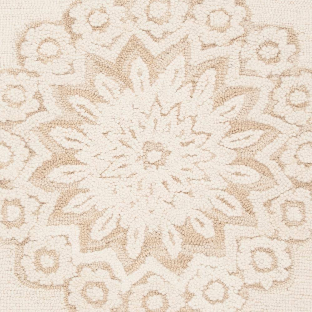 SAFAVIEH Blossom Brody Geometric Wool Runner Rug, Ivory/Beige, 2'3" x 8'
