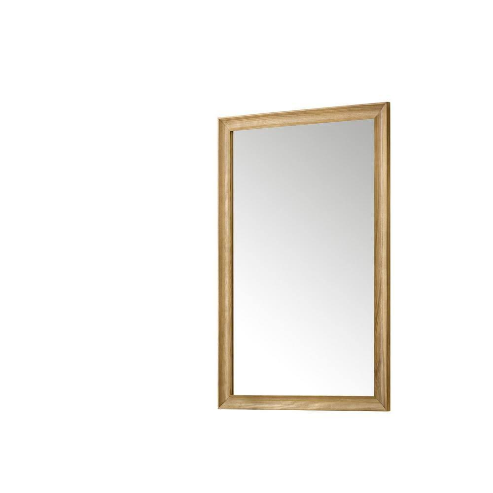 Glenbrooke Solid Wood Flat Wall Mirror