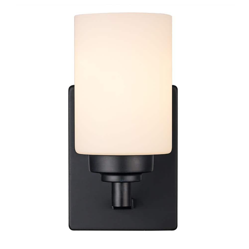 Trans Globe Lighting 70521 Mod Pod 9" Tall Wall Sconce - Black