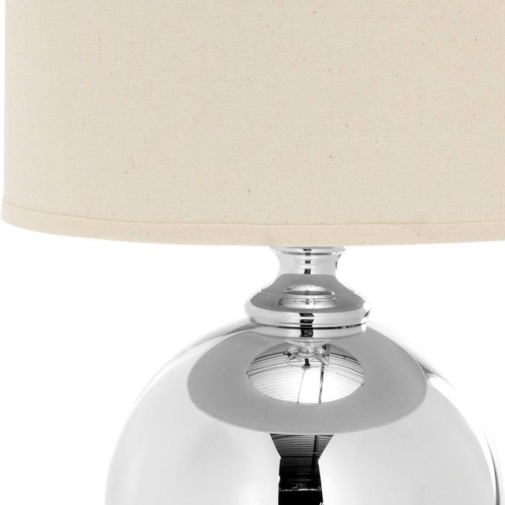 Icott Mercury Glass Lamp - Silver - Safavieh