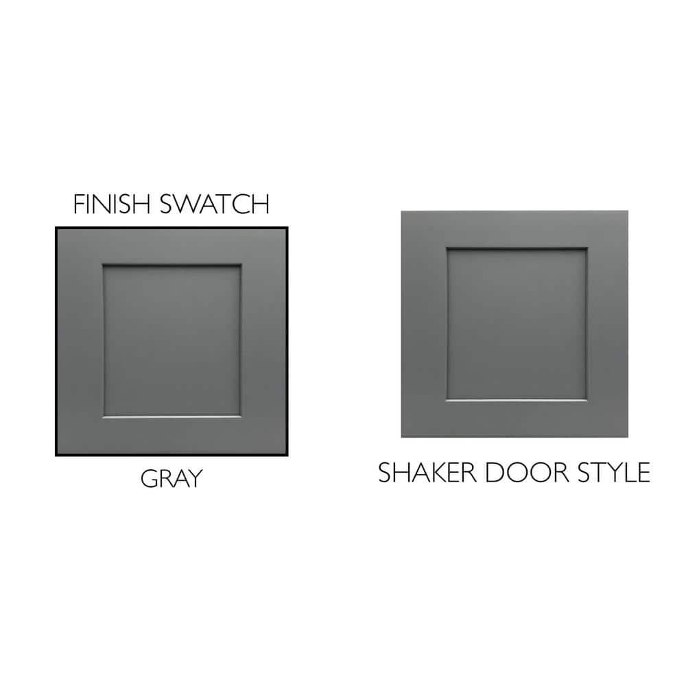 Design House Brookings 48 Inch Bathroom Vanity, Ready to Assemble, Solid Wood, Sherwin Williams – Design House, 599001-