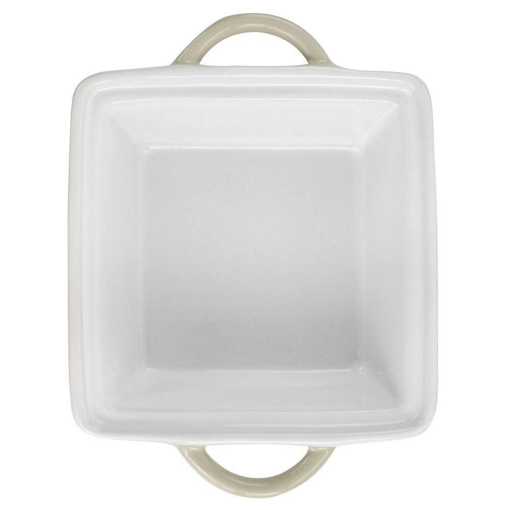 Martha Stewart Martha Stewart Mini Stoneware Casserole With Lid In Beige