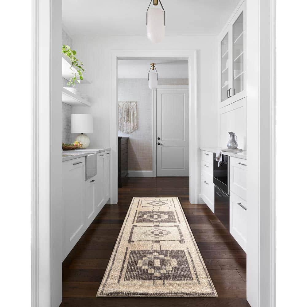Becki Owens x Surya Solana Vintage Charcoal/Beige Area Rug
