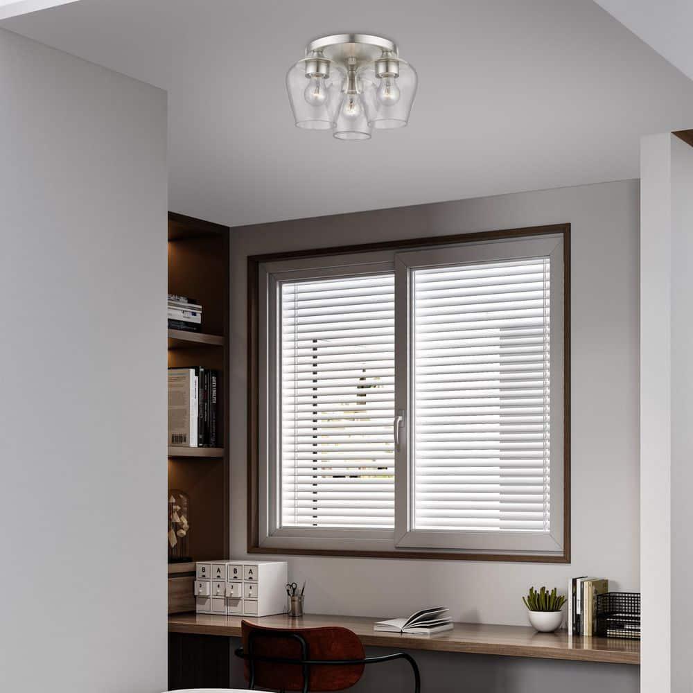 Willa Arlo™ Interiors Chrisha Orizaba 3-Light 13" Flush Mount