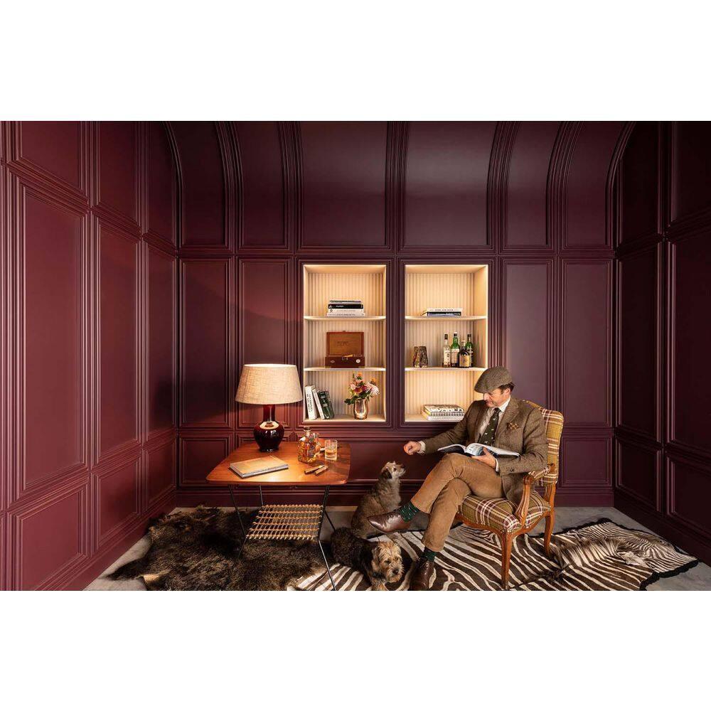 1-3/8 in D x 3-1/4 in W x 78-3/4 in L Primed White Plain Polyurethane Panel Moulding (Set of 3)