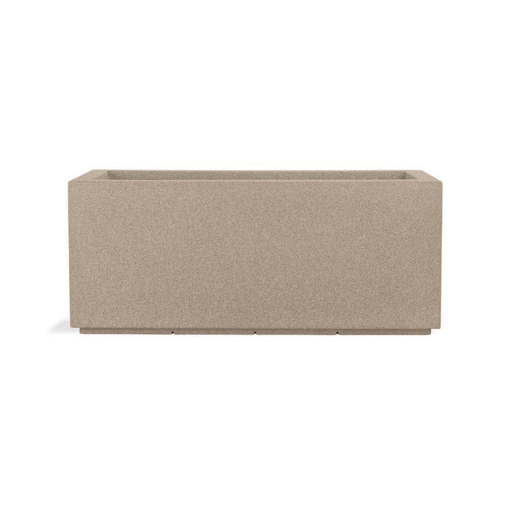 Sandstone Granite Extra Large Rectangular Polymer Planter