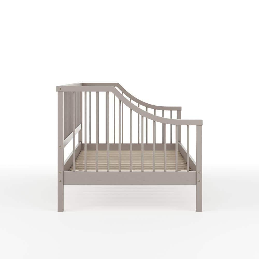 Martha Stewart Martha Stewart Neely Wooden Platform Daybed With Spindles And Wood Slat Foundation