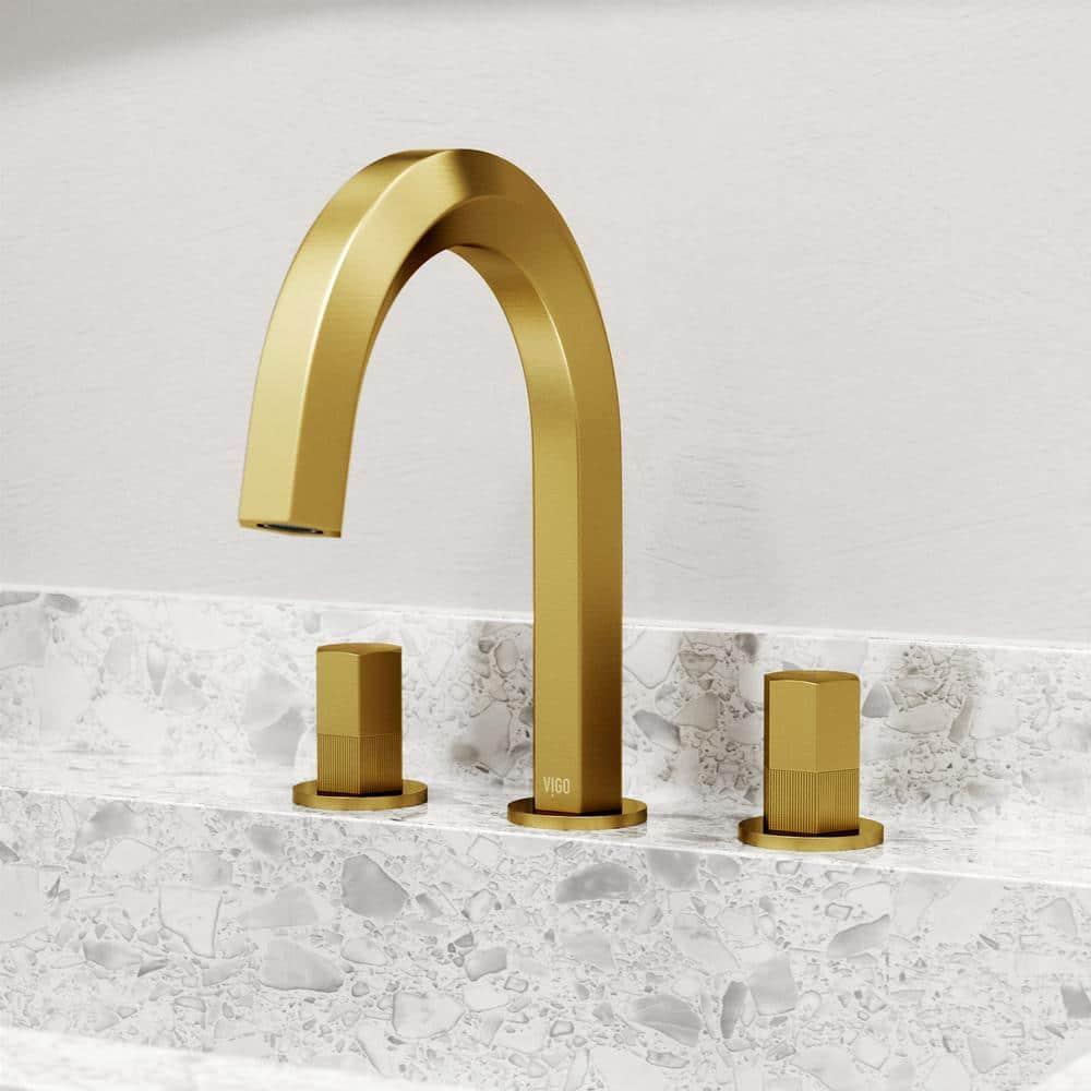 Hart 9" H Two Handle Widespread Bathroom Faucet