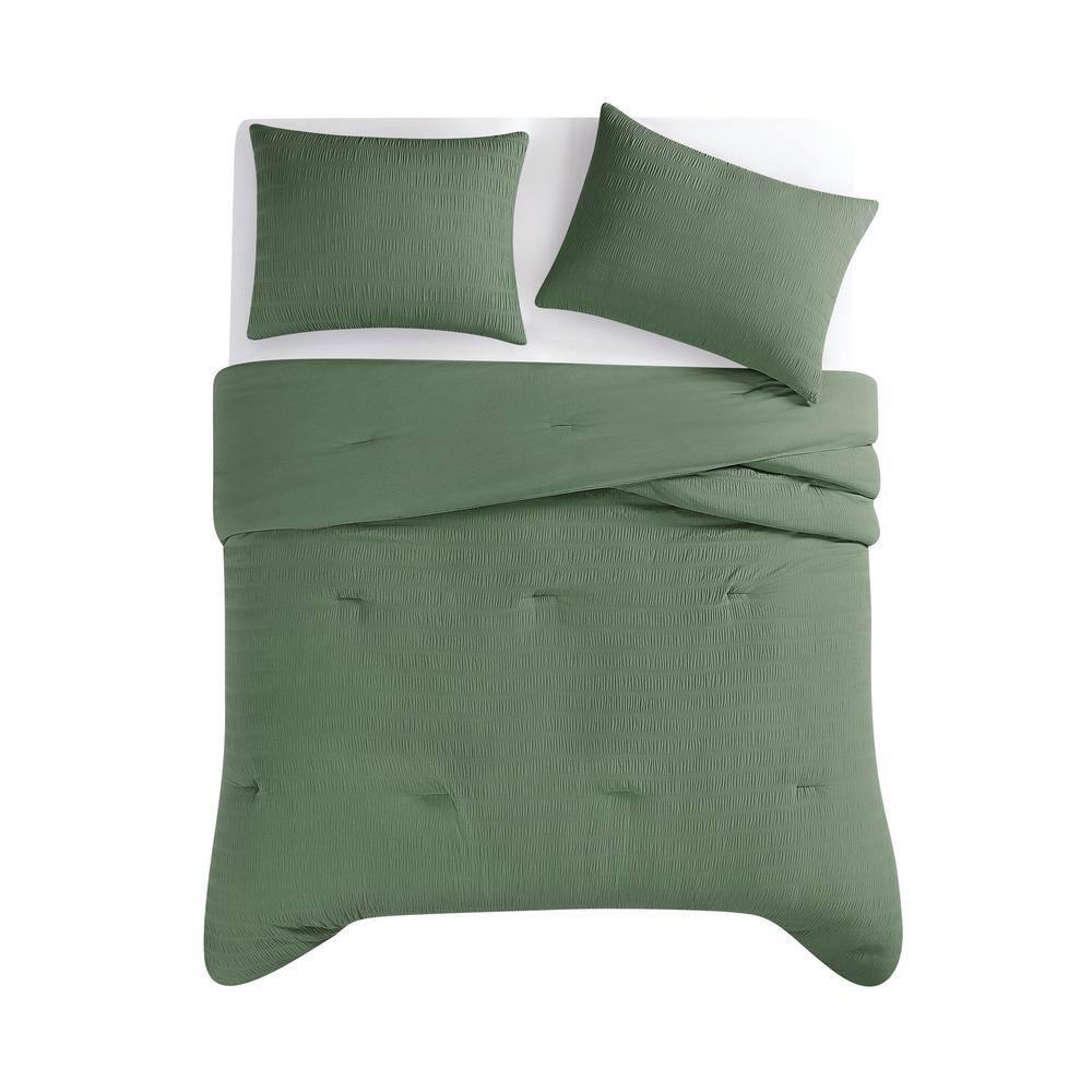 Truly Soft Truly Soft Crinkle Garment Wash Comforter Set