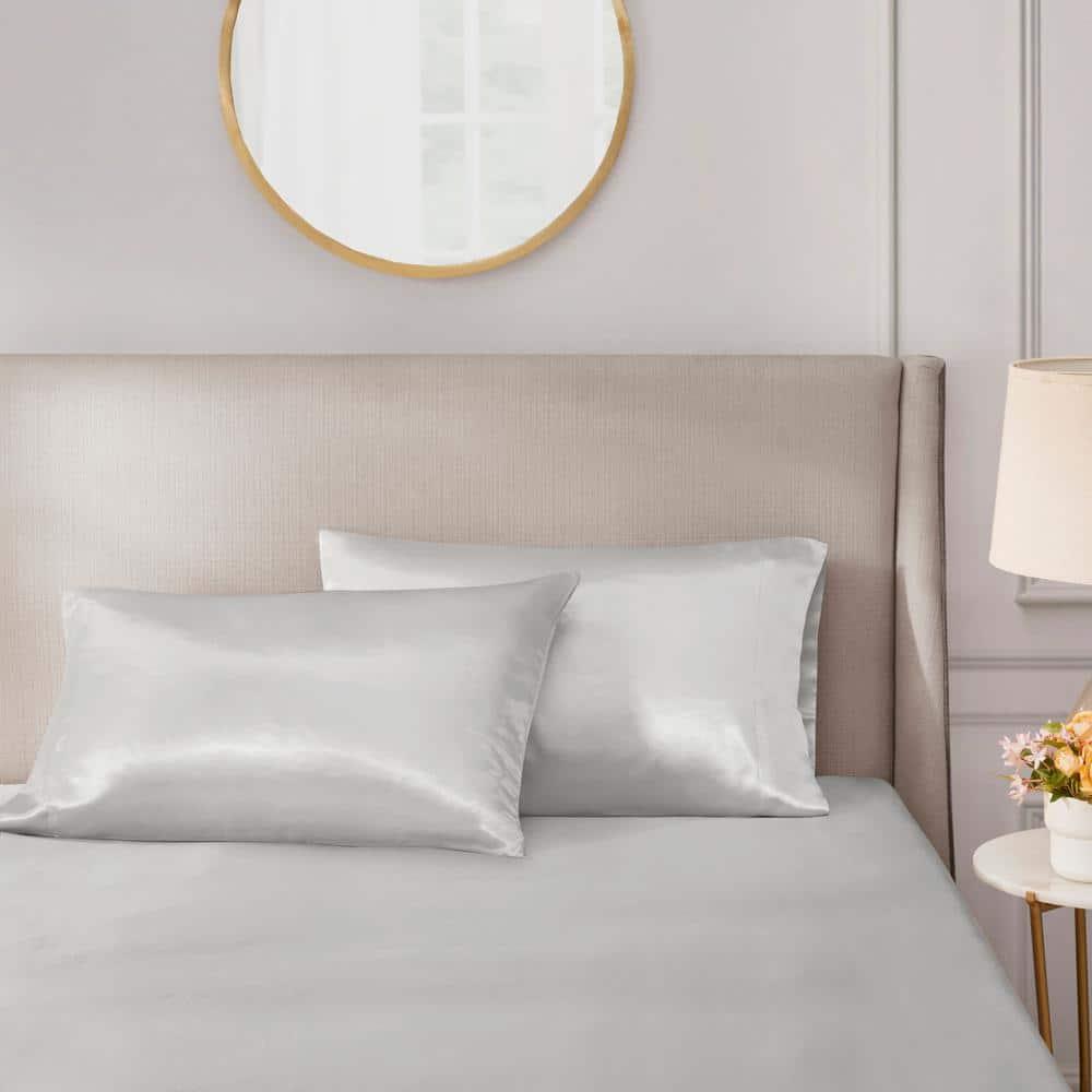 Madison Park Essentials Satin Luxury 2PC Pillowcases (Set of 2)