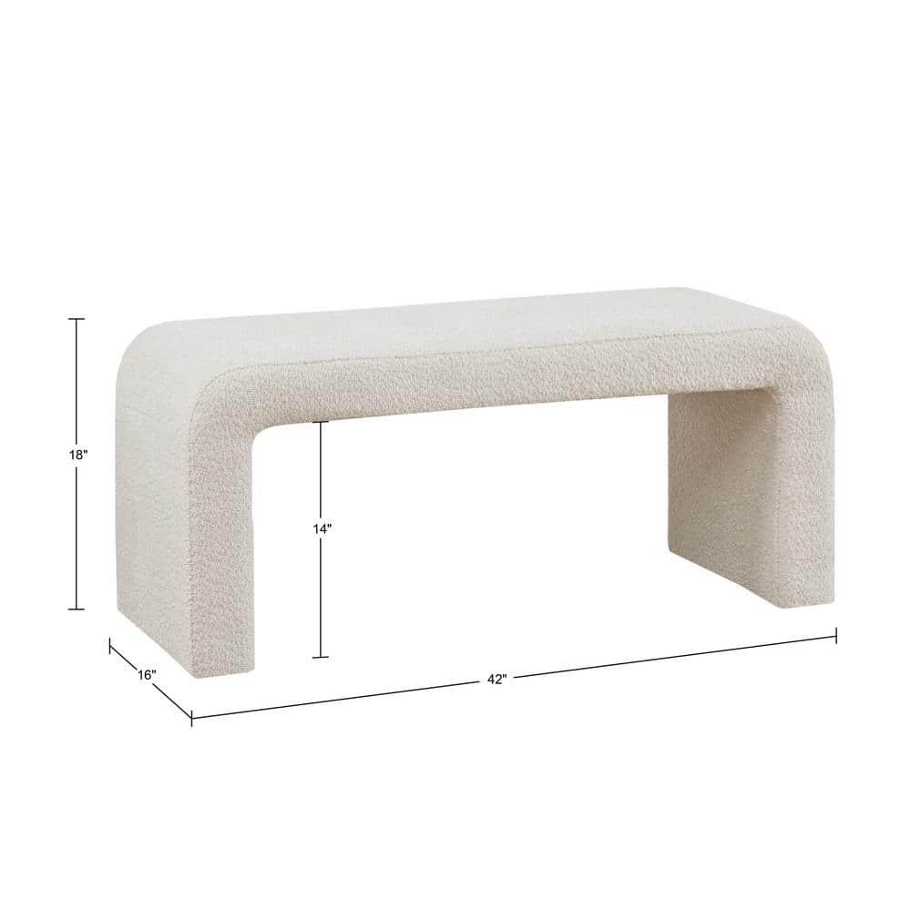 Steve Boucle Waterfall Bench