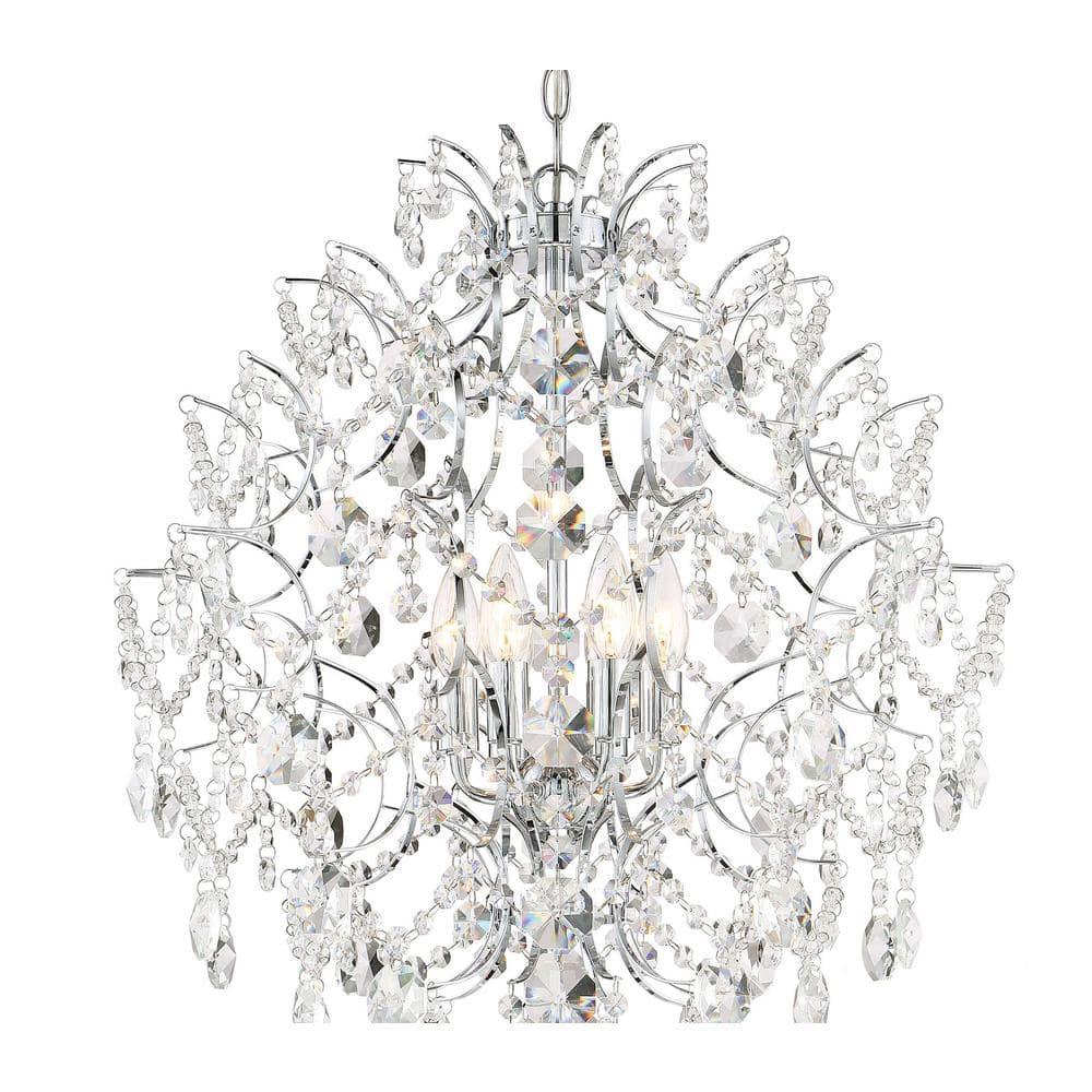 Minka Lavery Isabella's Crown 6 - Light Dimmable Globe Chandelier