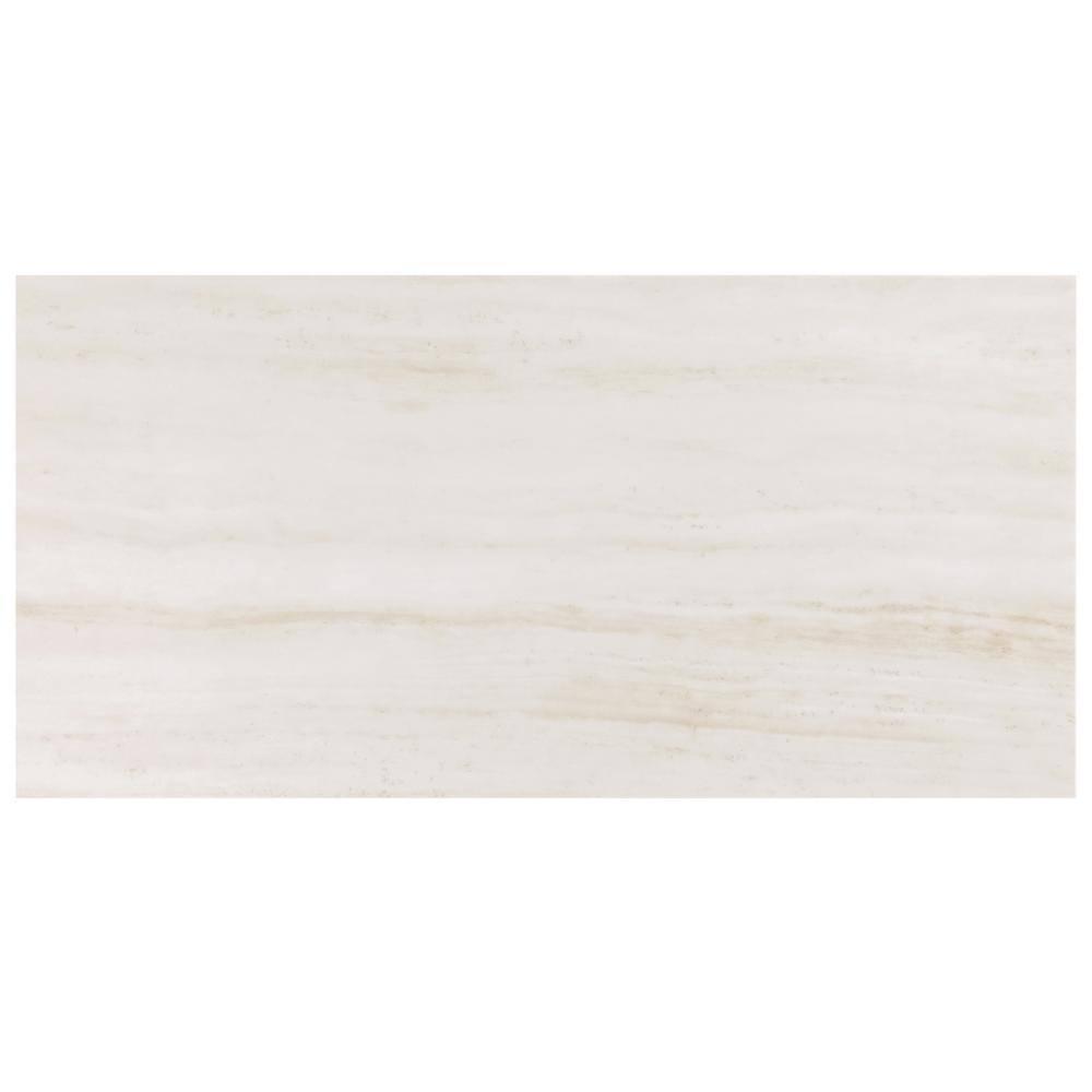 Roswell 11.72 in. x 23.69 in. Polished Porcelain Floor and Wall Tile (15.5 Sq. Ft. / Case)
