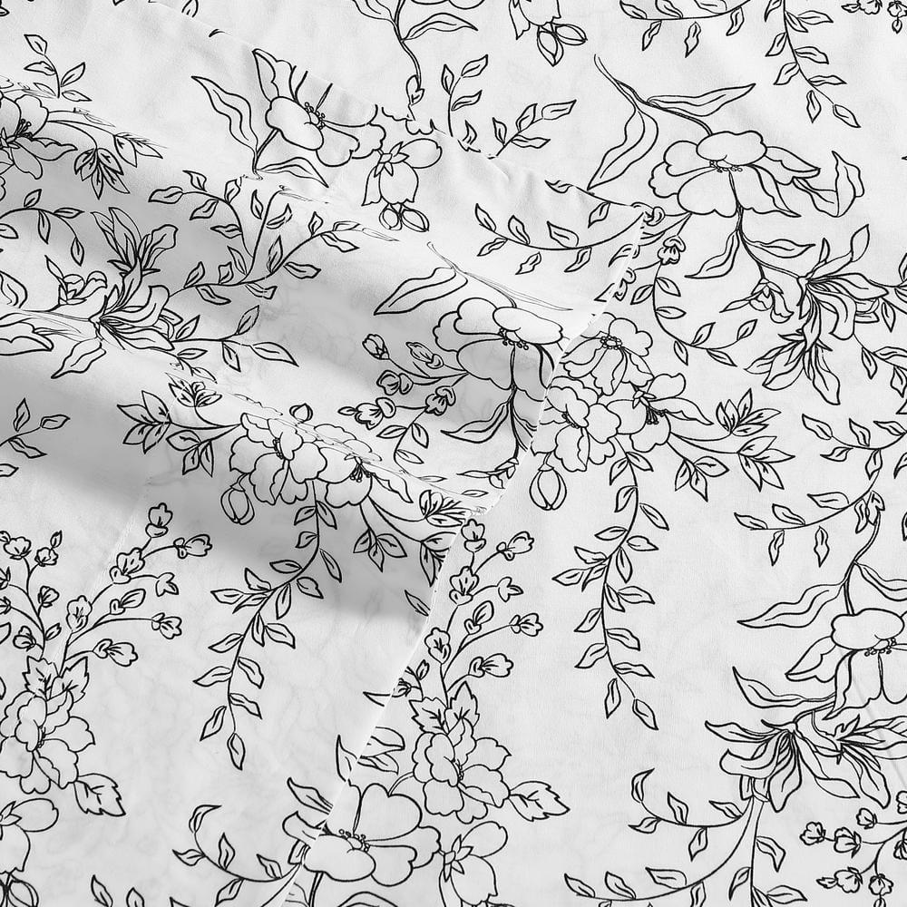Stone Cottage Bedding Hawley 200 Thread Count Floral 100% Cotton Percale Sheet Set