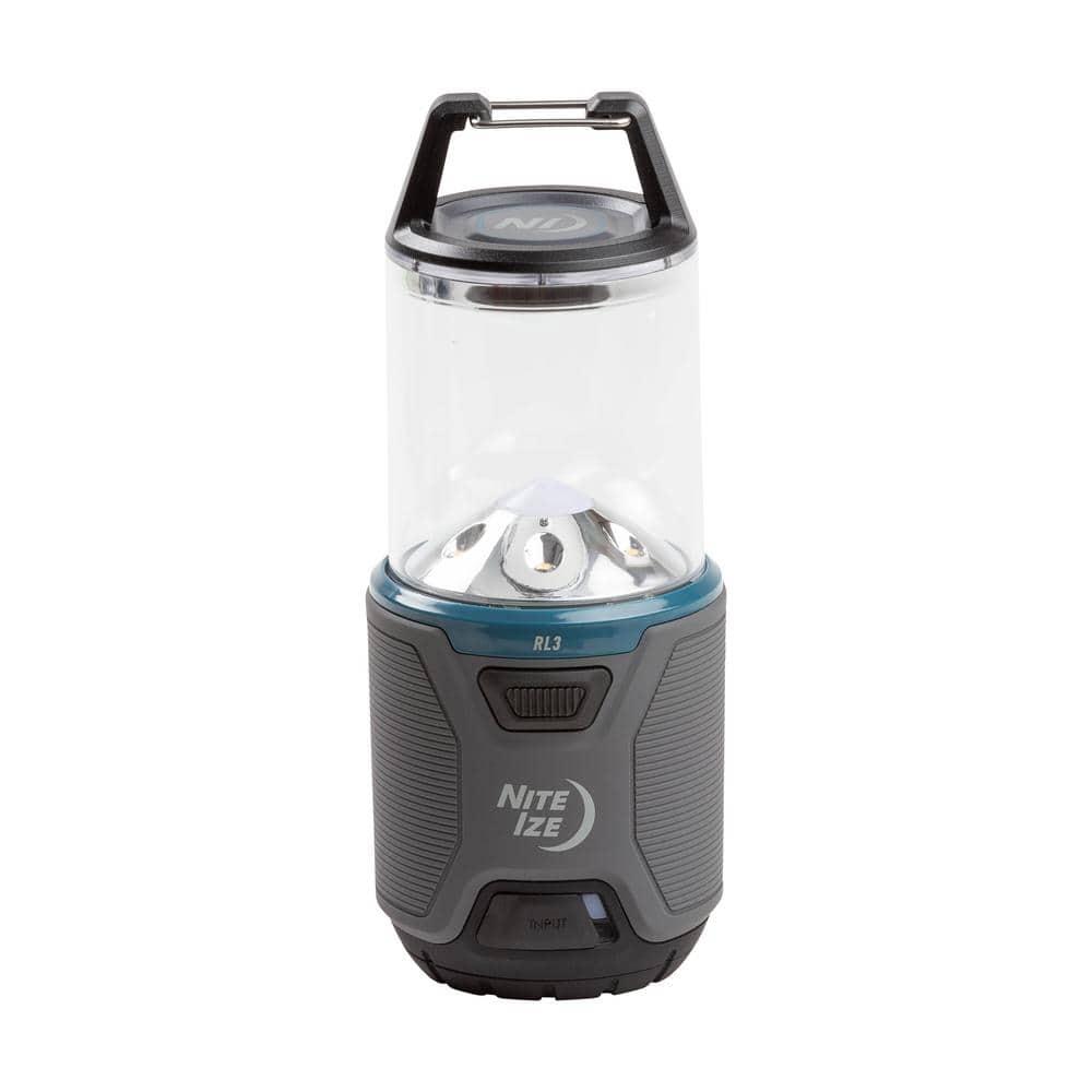 Nite Ize Radiant RL3 PowerSwitch Rechargeable Lantern - LED Lantern Perfect for Camping Gear & Emergency Kits - Rechargeable with Power Bank