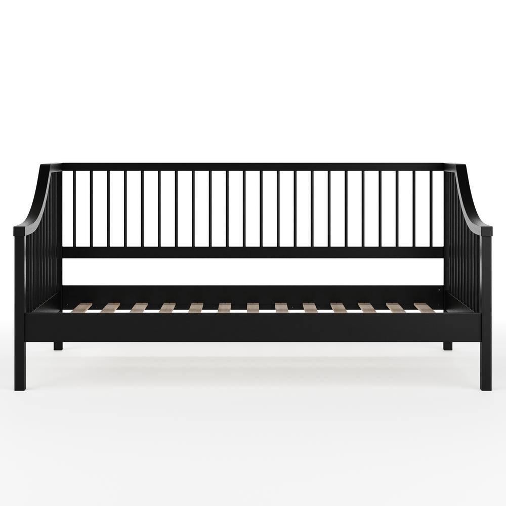 Martha Stewart Martha Stewart Neely Wooden Platform Daybed With Spindles And Wood Slat Foundation