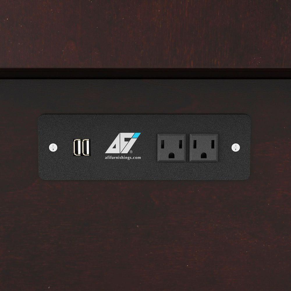 Nantucket Murphy Bed Chest USB Turbo Charger - AFI