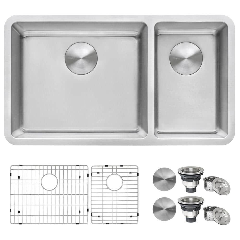 Ruvati 32-inch Undermount Kitchen Sink 16 Gauge Stainless Steel