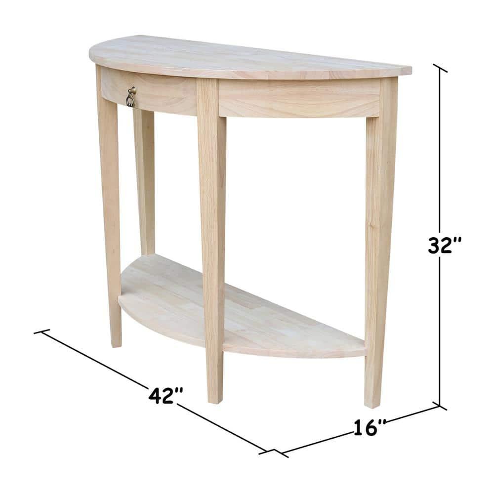 IC International ConceptsHalf Moon Console Table