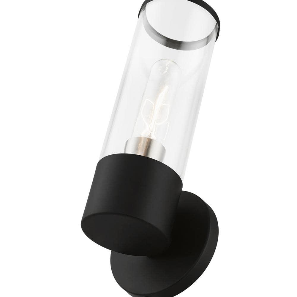 Livex Lighting Banca 1 - Light Sconce in  Black/Brushed Nickel
