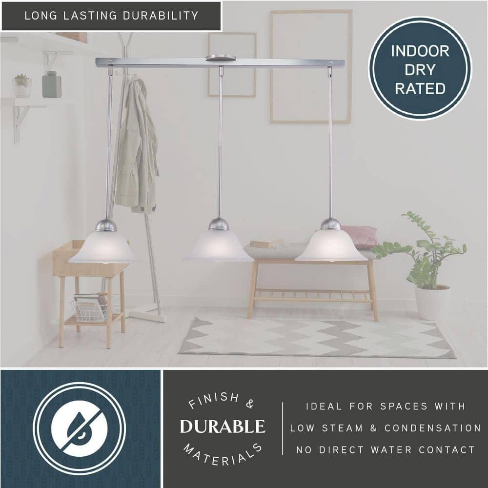 Vaxcel Da Vinci 3 - Light Pendant in Brushed Nickel