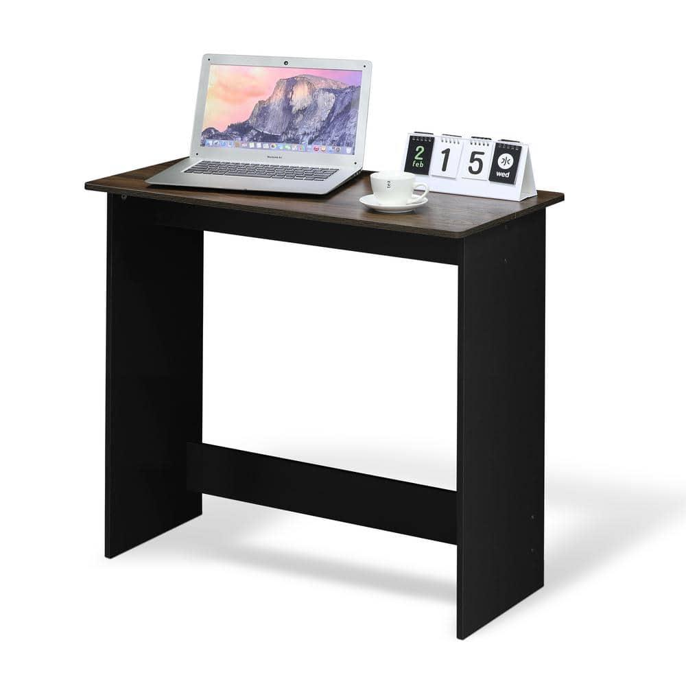 Furinno  Simplistic Study Table - Columbia Walnut & Black