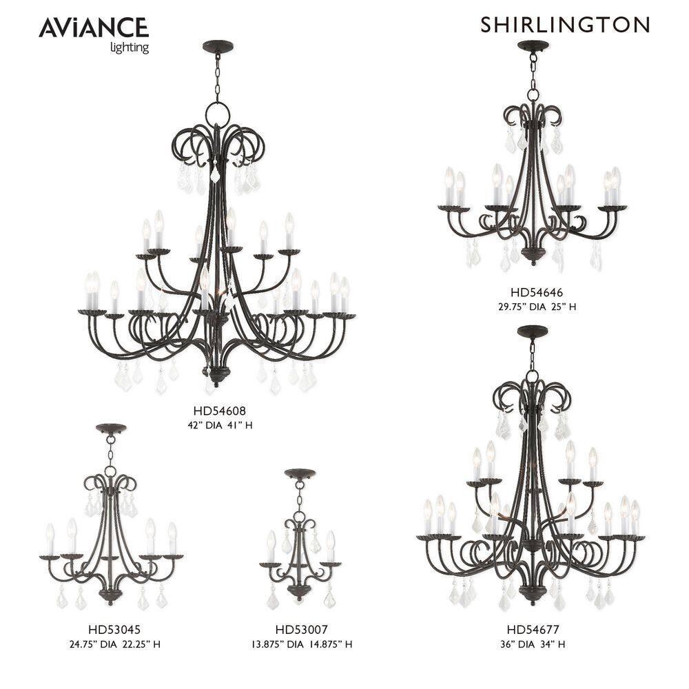 Livex Lighting Daphne 18 - Light Chandelier in  English Bronze