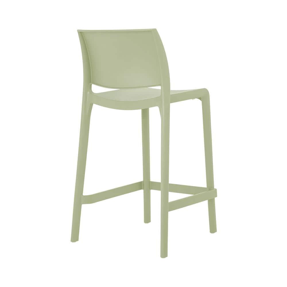 Lagoon Sensilla Resin Stackable Counter Stool Set of 2