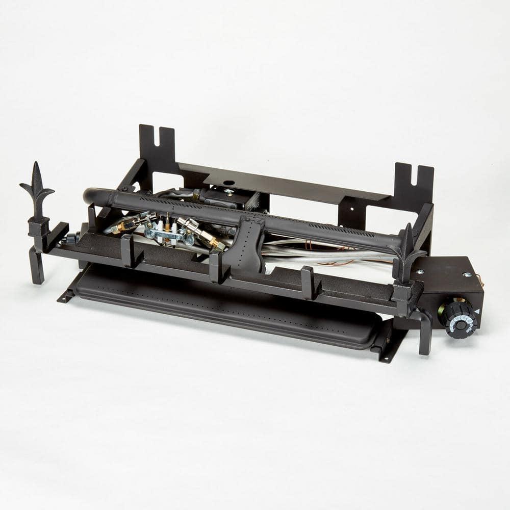 Duluth Forge Duluth Forge Vent less Dual Fuel Gas Log Set, Stacked Oak, T-Stat Control