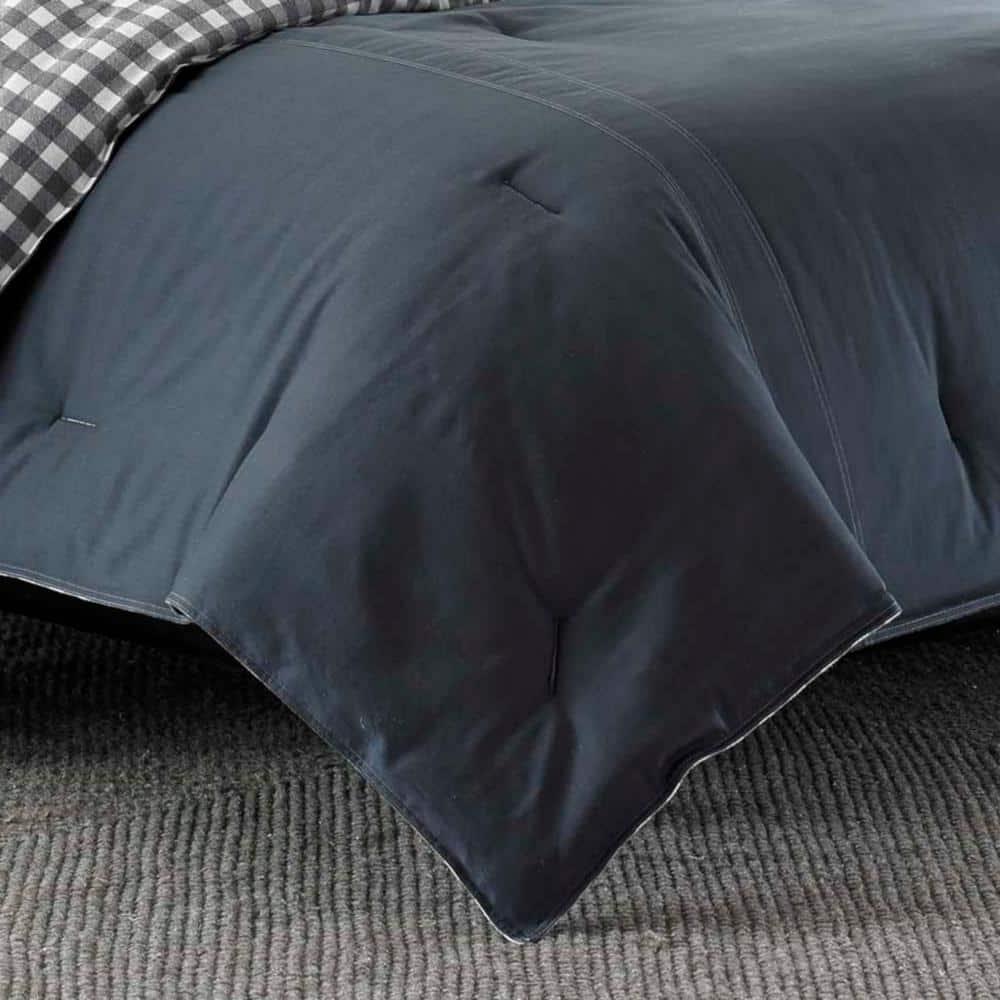 Eddie Bauer Eddie Bauer Kingston Navy Cotton Reversible Comforter Set