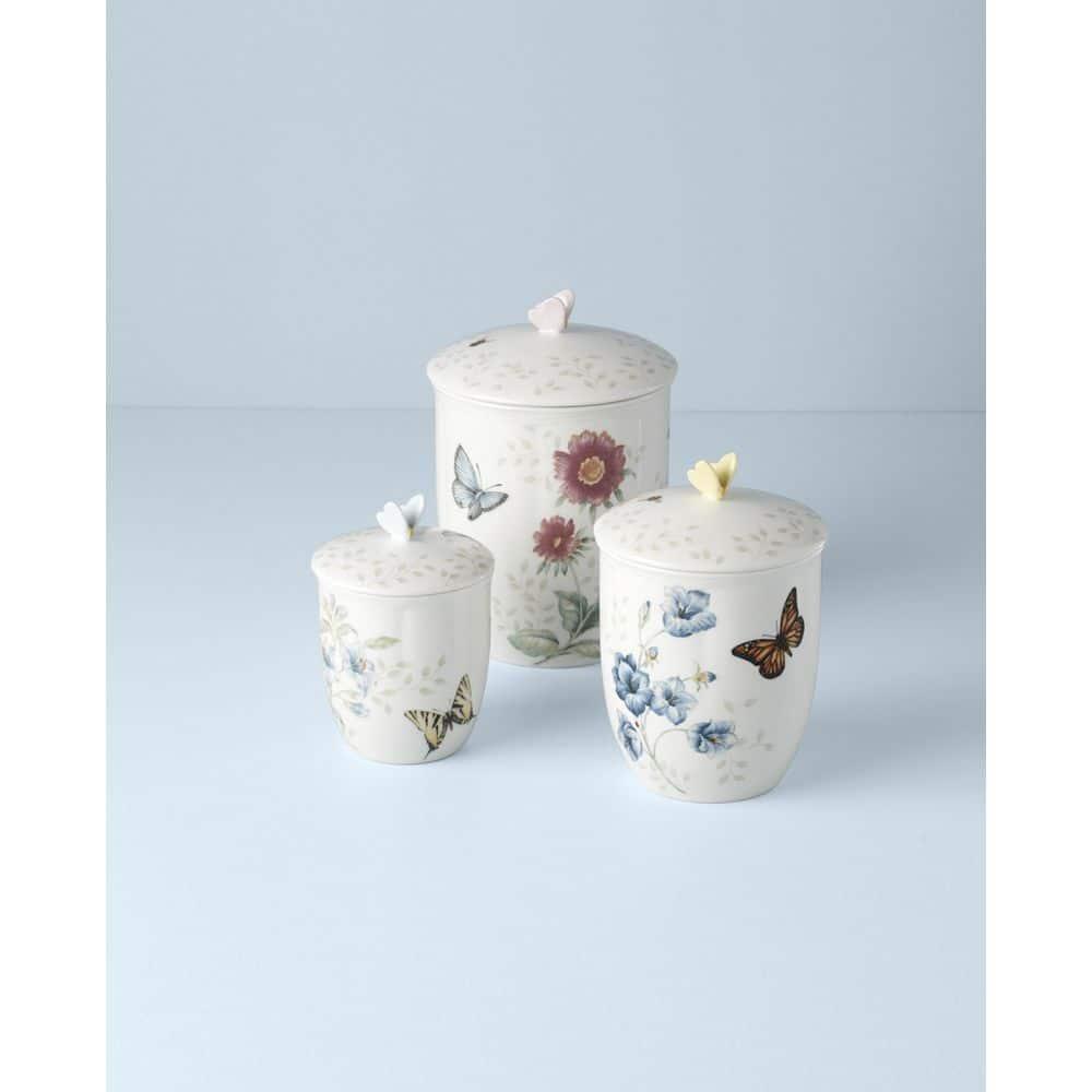 Lenox Butterfly Meadow 3-Piece Canister Set