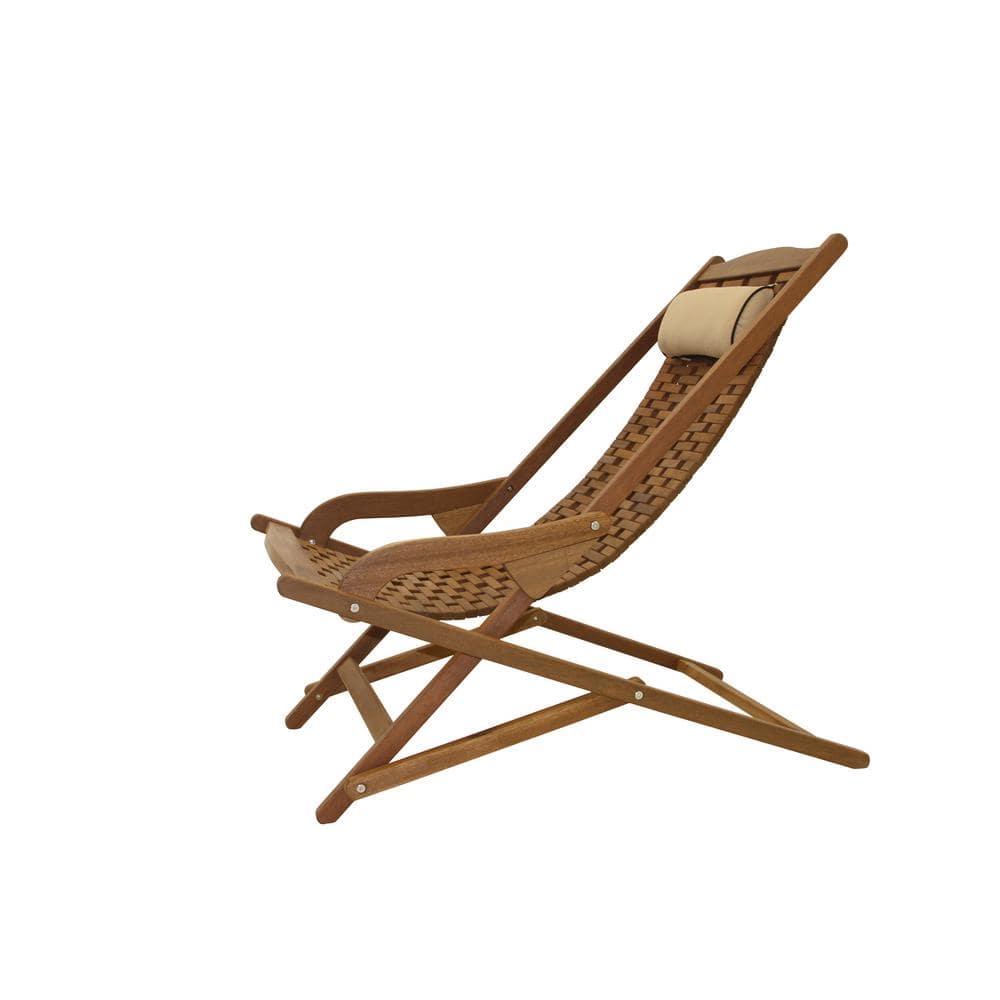 Fleur Eucalyptus Outdoor Lounge Chair with Cushion