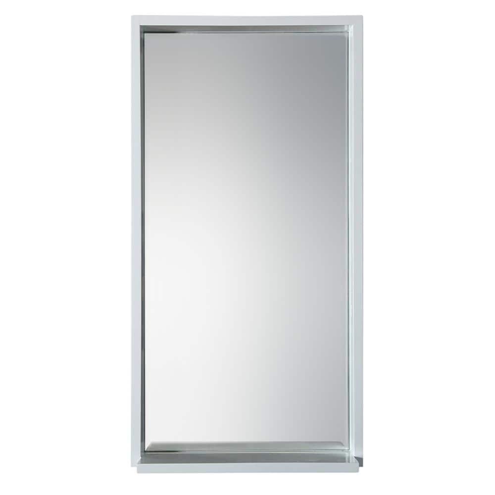 Fresca Allier 16" white Mirror with Shelf