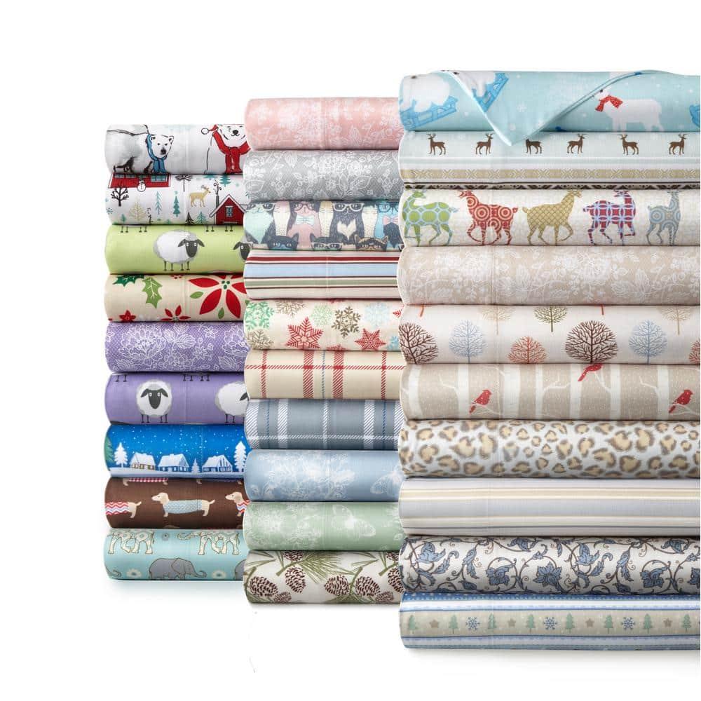 Micro Flannel® Micro Flannel® Printed Deep-Pocket Sheet Set