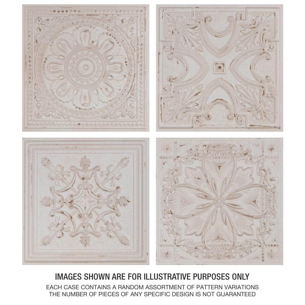 Fitz 8" x 8" Ceramic Patterned Wall Tile