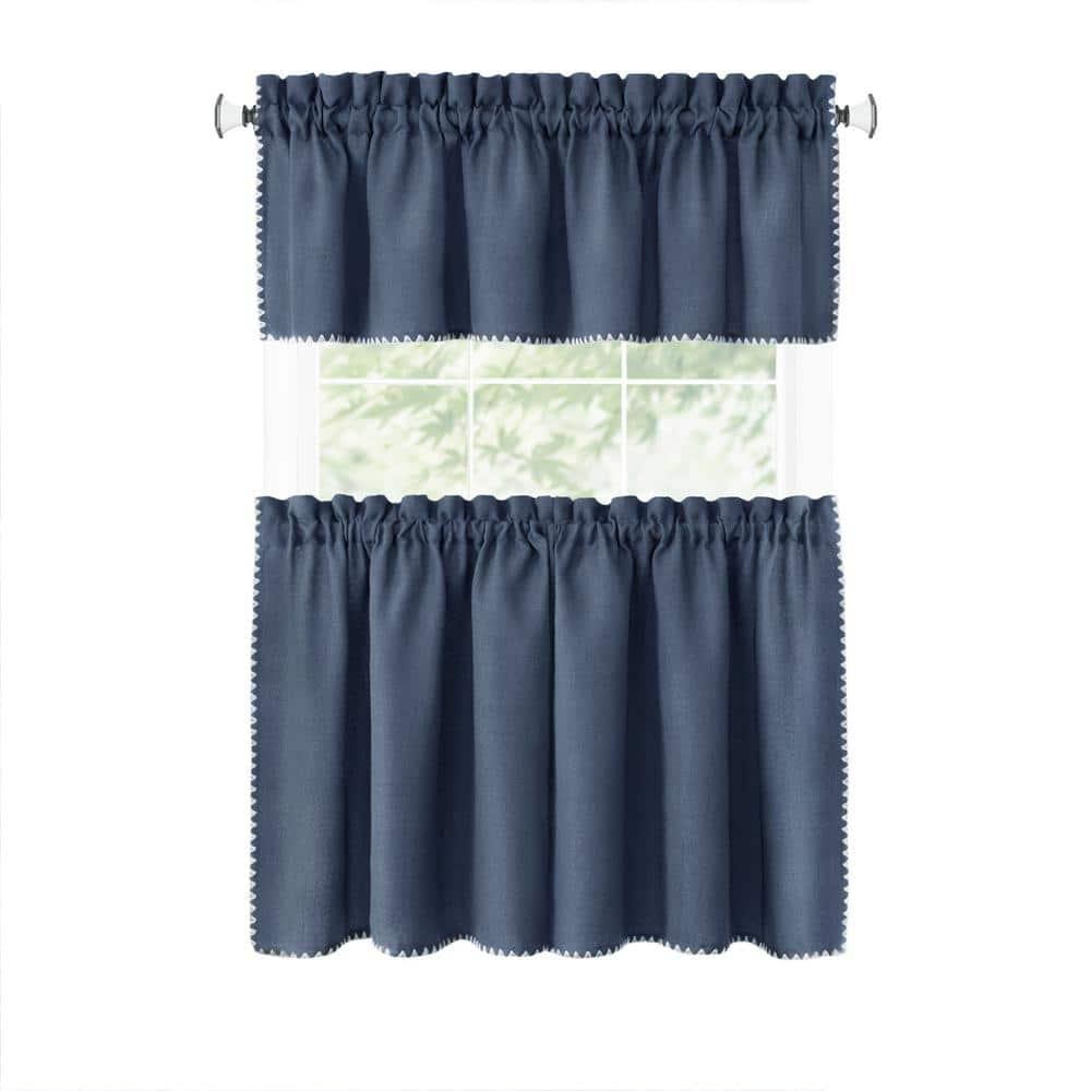 Achim Importing Co Tailored 58'' W Kitchen Curtain