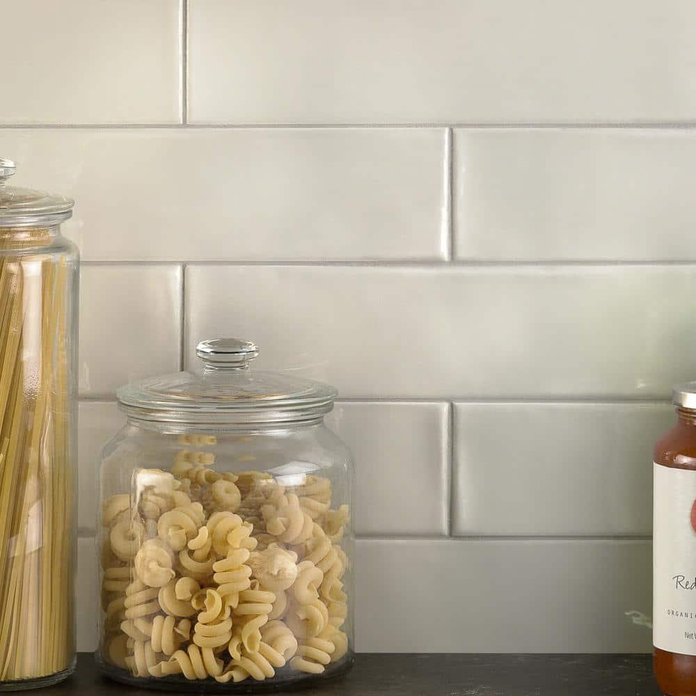 Midland 3'' W x 12'' L Polished Ceramic Subway Tile (5.38 sq. ft. / box)
