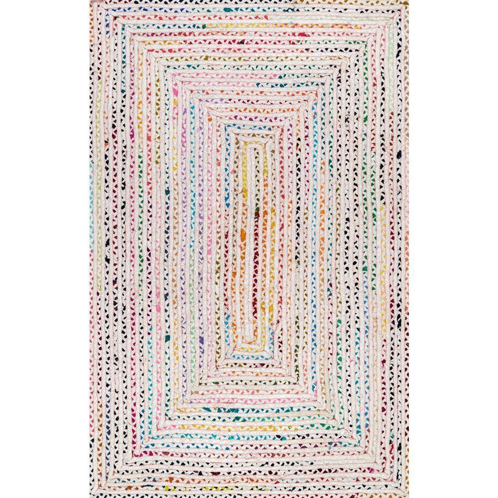 nuLOOM Tammara Hand Braided Area Rug, 5' x 8', Ivory