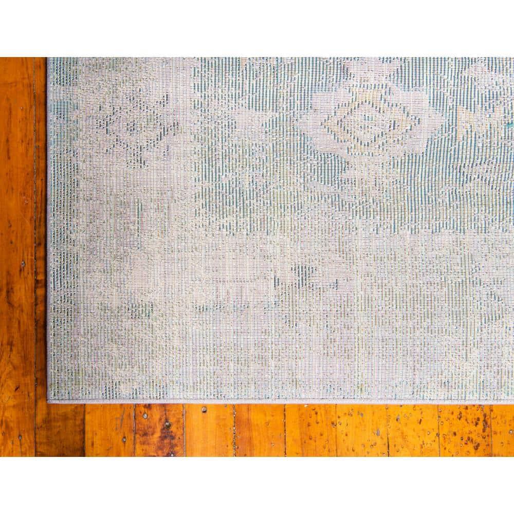 Unique Loom Monterey Collection Area Rug - Empire (8' x 10' Rectangle Green/Beige)