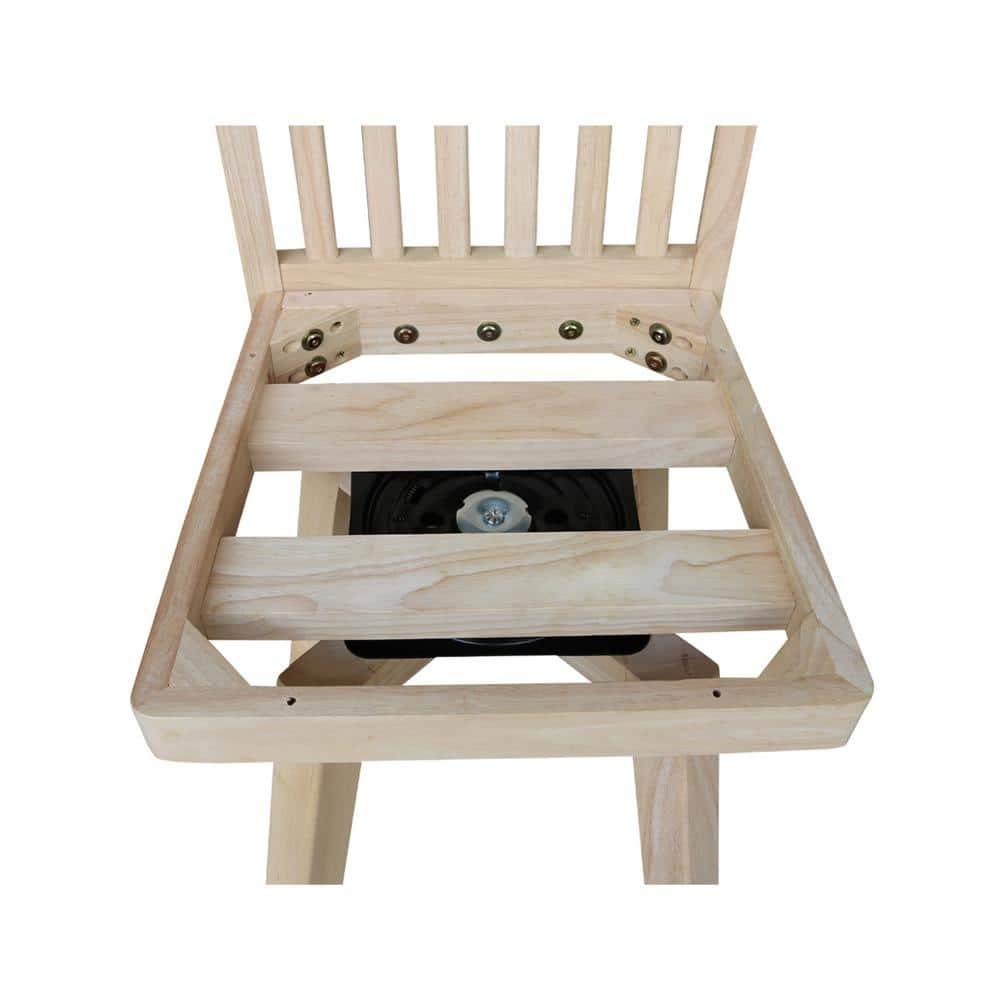 International Concepts Mission Bar Stool, 30", Ready to Finish